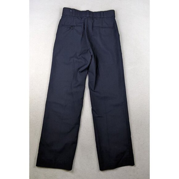 VINTAGE MEN'S BLUE FLAT FRONT DRESS / WORK PANTS - SIZE 31x29 - FECHHEIMER - Picture 12 of 15